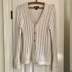 Eddie Bauer. 100% Cotton Cardigan Sweater Size Large